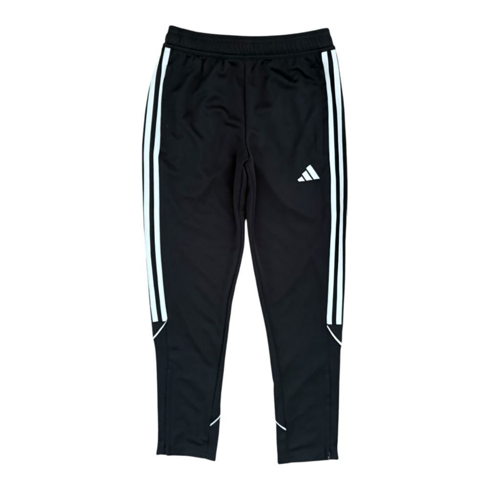 Adidas AEROREADY Youth Track Jogger Pants Black White 11/12Y Tapered NWT